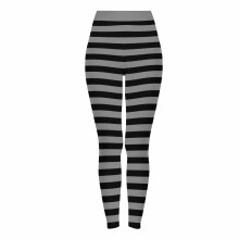 Naisten raidalliset Halloween-joogahousut – pehmeät, maitosilkkiset harjatut leggingsit, joustavat ja urheilulliset, plus-koot S-3XL, moniväriset