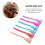 6 τεμάχια χρωματιστά κλιπ μαλλιών από ανοξείδωτο ατσάλι για styling, κούρεμα και τομή 2