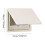 Cache-disjoncteur décoratif – Blanc, 25 cm, 1 unité 2
