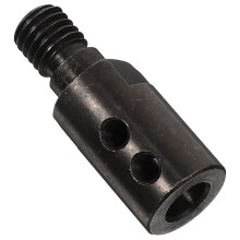 OUNONA Black Steel Chuck Adapter for Grinding Use Durable and Flexible Suitable for 10mm Hole Diameter