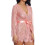 Γυναικείο Νυχτικό με Μακρυμάνικο και Ζώνη, Δαντέλα και Διαφανές Διχτυωτό Υλικό 8