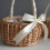 2PCS Woven Baskets Eco-friendly Multi-functional Wicker Handle Woven Wicker Basket for Anniversary 5