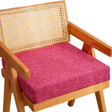Premium Memory Foam stolehynde, 3/5/8 cm tyk, vaskbar og aftagelig, til indendørs/udendørs spisning, have, terrasse, køkken – kompatibel med