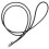 Colar com cordão de metal preto e fecho (1 unidade) - 60 cm (23,6 polegadas) 6