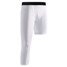 Pantaloni de compresie 3/4 pe un picior pentru baschet și fotbal – Strat de bază atletic pentru copii, 6-14T, compatibili cu sporturile pentru