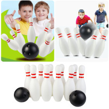 Kids Bowling Set: 10 Soft Foam Pins + 2 Balls – Indoor/Outdoor Toy for Toddlers 3-6 Years Old