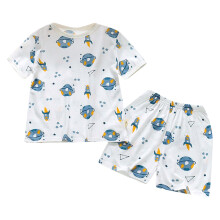 Kurzarmkleidung für Kleinkinder (Jungen und Mädchen) mit Cartoon-Motiven: Oberteile, Shorts und Designs mit Erdbeer- und Dinosaurier-Motiven für