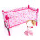 Set da gioco per bambini con lettino per bambole, culla e mobili giocattolo simulati. 6