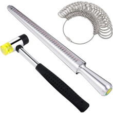 Metallring-Größenmesser-Set UK A-Z, 3-teilig