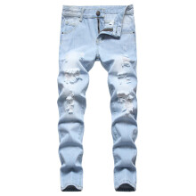 Ediodpoh Boy's Skinny Fit Ripped Distressed Fashion Kids Denim Jeans Pants Pants for Kids Light Blue_005 6-7 Years