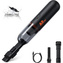 Handstofzuiger, draadloos en oplaadbaar, ultrastil, 3 uur snelladen via Type-C, mini draagbaar voor hondenhaar, toetsenbord en auto – compatibel
