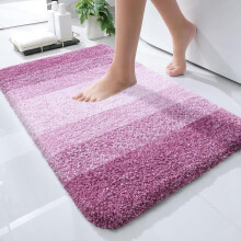 Rug Folctha Corcra Sómasach 24x16, Micreashnáithín Bog Ionsúiteach, Mata Shágach Neamhshleamhain, In-nite sa Mheaisín – Ag luí le Seomra