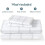 Σετ σεντόνια Luxury1800 Ultra-Soft Microfiber, Διπλά Βουρτσισμένα, Βαθιές Τσέπες, 4 τεμάχια 7