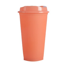 Gobelets MOQIN à changement de couleur, gobelets réutilisables de 400 ml avec couvercle, compatibles avec le café glacé, le thé et les smoothies