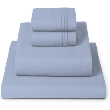 California King Bettwäsche-Set – 4-teilig, Iconic Collection, Hotel-Luxus, extra weich und kühlend, knitter-, farb- und fleckenbeständig