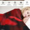 Κουβέρτα με κόκκινα τριαντάφυλλα, πέταλα πεταλούδας, μαλακά κλινοσκεπάσματα, 3