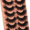 Ψεύτικες βλεφαρίδες Mink Lashes πλήρους όγκου, 18 χιλ. με εντυπωσιακές ψεύτικες 6