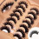 Ψεύτικες βλεφαρίδες Mink Lashes πλήρους όγκου, 18 χιλ. με εντυπωσιακές ψεύτικες 1