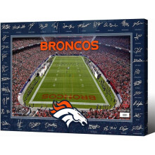 Affiche des Cowboys de rugby pour les fans, cadeau d'anniversaire pour enfants - Affiches Signature Court Football 2025 - Impression sur toile pour