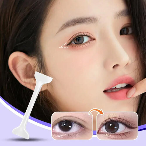 Αδιάβροχα στένσιλ σιλικόνης με φτερωτό eyeliner & διπλή στάμπα κάτω βλεφαρίδων – Lazy 2