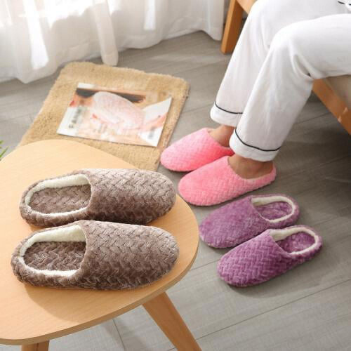 Pantofole da casa morbide da donna, facili da indossare, con suola in cotone, calde e morbide, ideali per l'esterno e l'interno, perfette per la 1