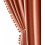 Βελούδινες κουρτίνες Burnt Orange Pom Pom, σετ των 2 τεμαχίων 52x84εκ. 1