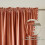 Βελούδινες κουρτίνες Burnt Orange Pom Pom, σετ των 2 τεμαχίων 52x84εκ. 4