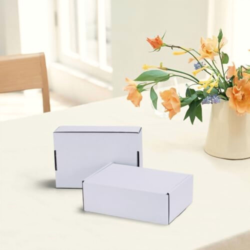 Conjunto de 30 caixas de papelão ondulado para envio, medindo 9x6x4 polegadas. 2