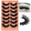 Ψεύτικες βλεφαρίδες Mink Lashes πλήρους όγκου, 18 χιλ. με εντυπωσιακές ψεύτικες 3