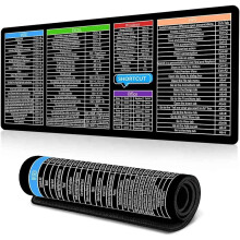 Excel-spiekbrief muismat, toetsenbordmatten voor bureau, Excel-muismat voor kantoor en thuis (MP-29)