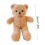Khaki Christmas Plush Bear 11 inch 3