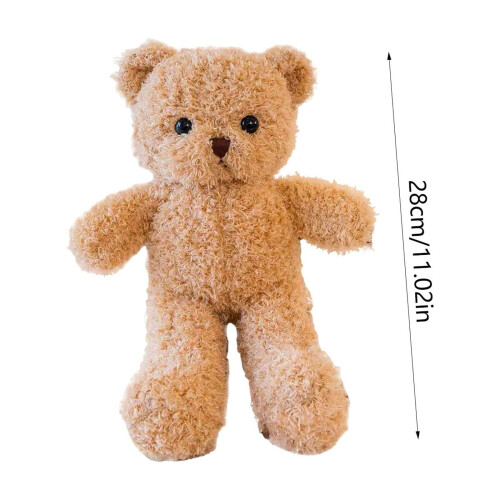 Khaki Christmas Plush Bear 11 inch 2