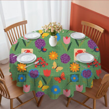 Rund polyesterdug 60x60 tommer