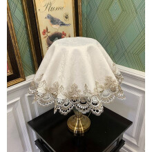 Clúdach Deannaigh-dhíonach do Lampa Deisce Éadach Boird Jacquard Macrame Lása Babhta Doily Barr Tábla Maisiúcháin Baile Scairf agus