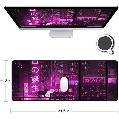 Mouse Pad για παιχνίδια, μεγάλα Mouse Pads Anime για γραφείο, Mousepad με αντιολισθητική βάση από 1