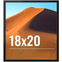 Cadre photo noir 11x14 avec plexiglas HD