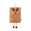 Serviette de Noël kaki floqué 22 x 18 cm 2