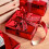 Rote Metallic-Geschenkpapierrolle, 43,2 cm x 20 m 3