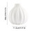 Keramisk vas matt finish robust design 22x15x13cm 3