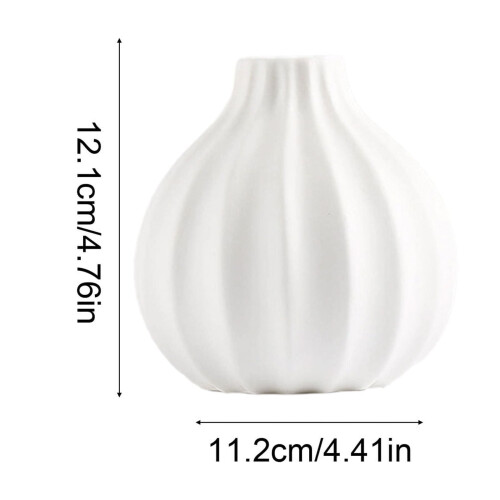 Keramisk vas matt finish robust design 22x15x13cm 2