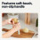 Vetable Peelers with Protective Covers, 2-Piece Set, Dishwasher-Safe, Linen Gray 4