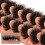 Ψεύτικες βλεφαρίδες Mink Lashes πλήρους όγκου, 18 χιλ. με εντυπωσιακές ψεύτικες 4