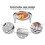 Stainless Steel Steamer Rack with Removable Legs 1 Pack 6