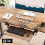Plateau de clavier sous bureau avec pince en C 5