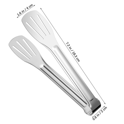 Pince à barbecue en acier inoxydable 18,3 cm 1