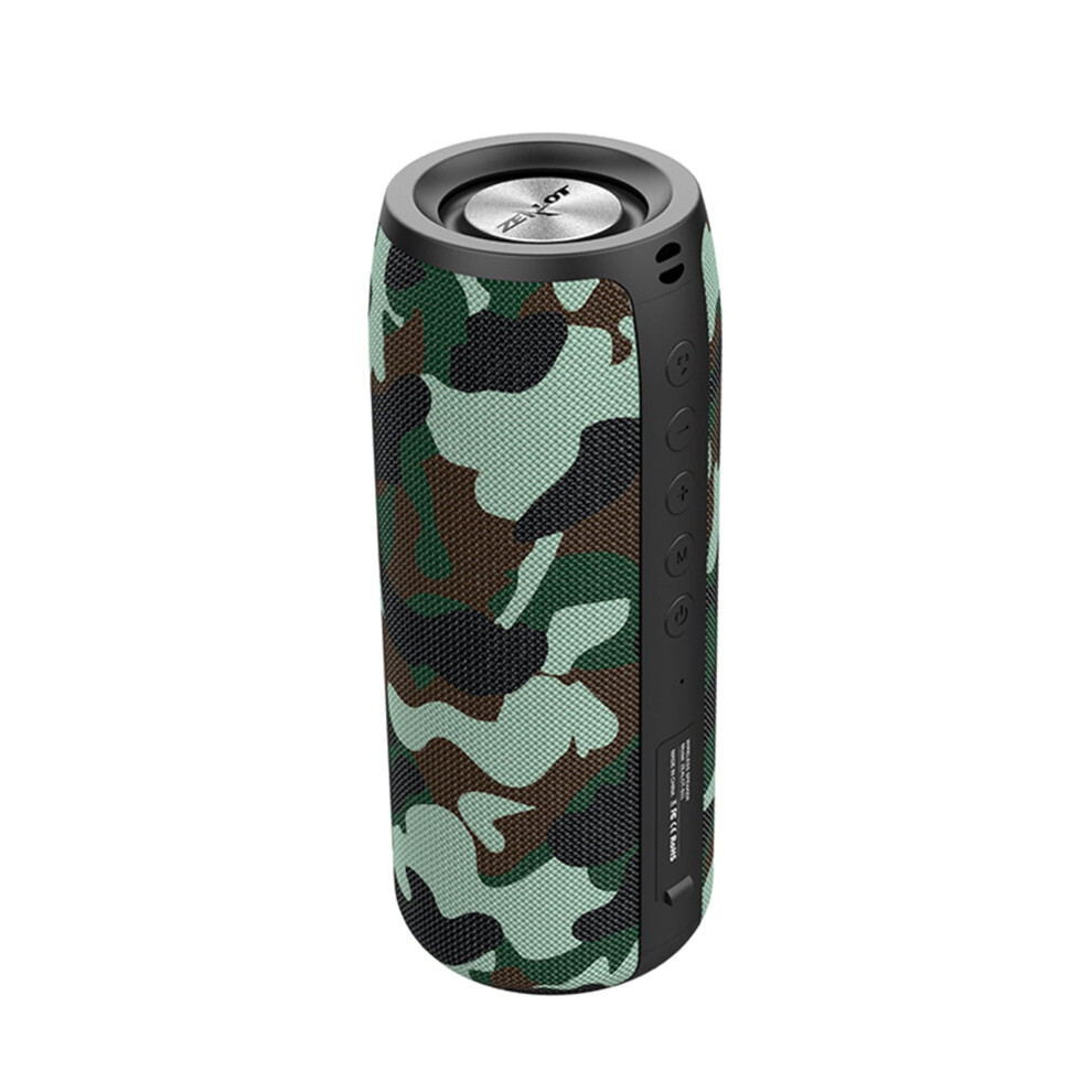 Ipx5 Waterproof Portable Bluetooth 5.0 Stereo Subwoofer With Usb/Tf/Aux, Hifi Sound Voice Box 9557311747106