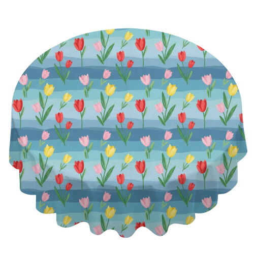 Rund polyesterdug 60x60 tommer 1