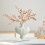 9 Inch White Plastic Glazed Vase 4