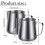 Pichet à mousser le lait en acier inoxydable 600 ml 3