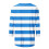 Top da donna a maniche a 3/4, girocollo, a righe, casual 5